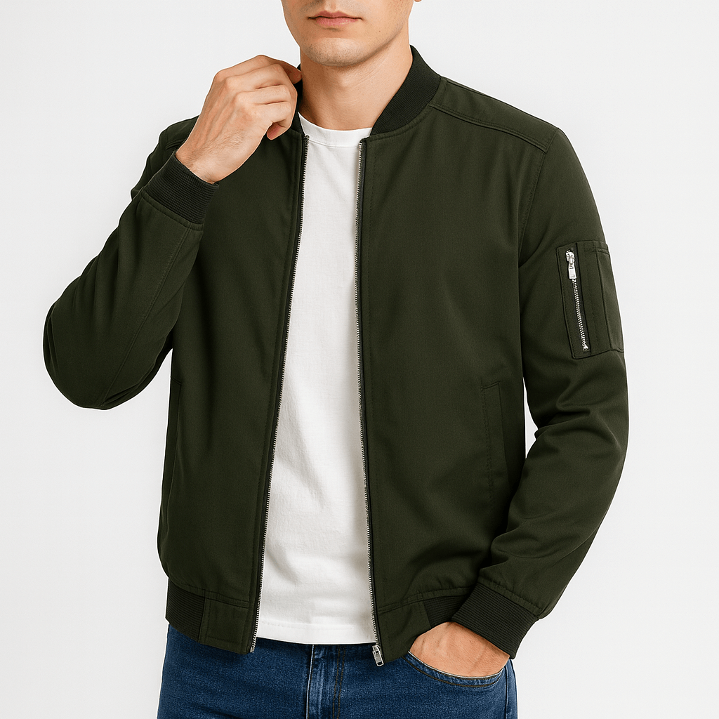 Classic Leather Flight Jacket