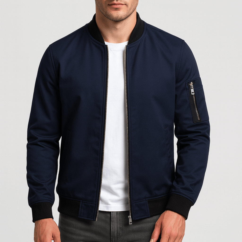 Classic Leather Flight Jacket