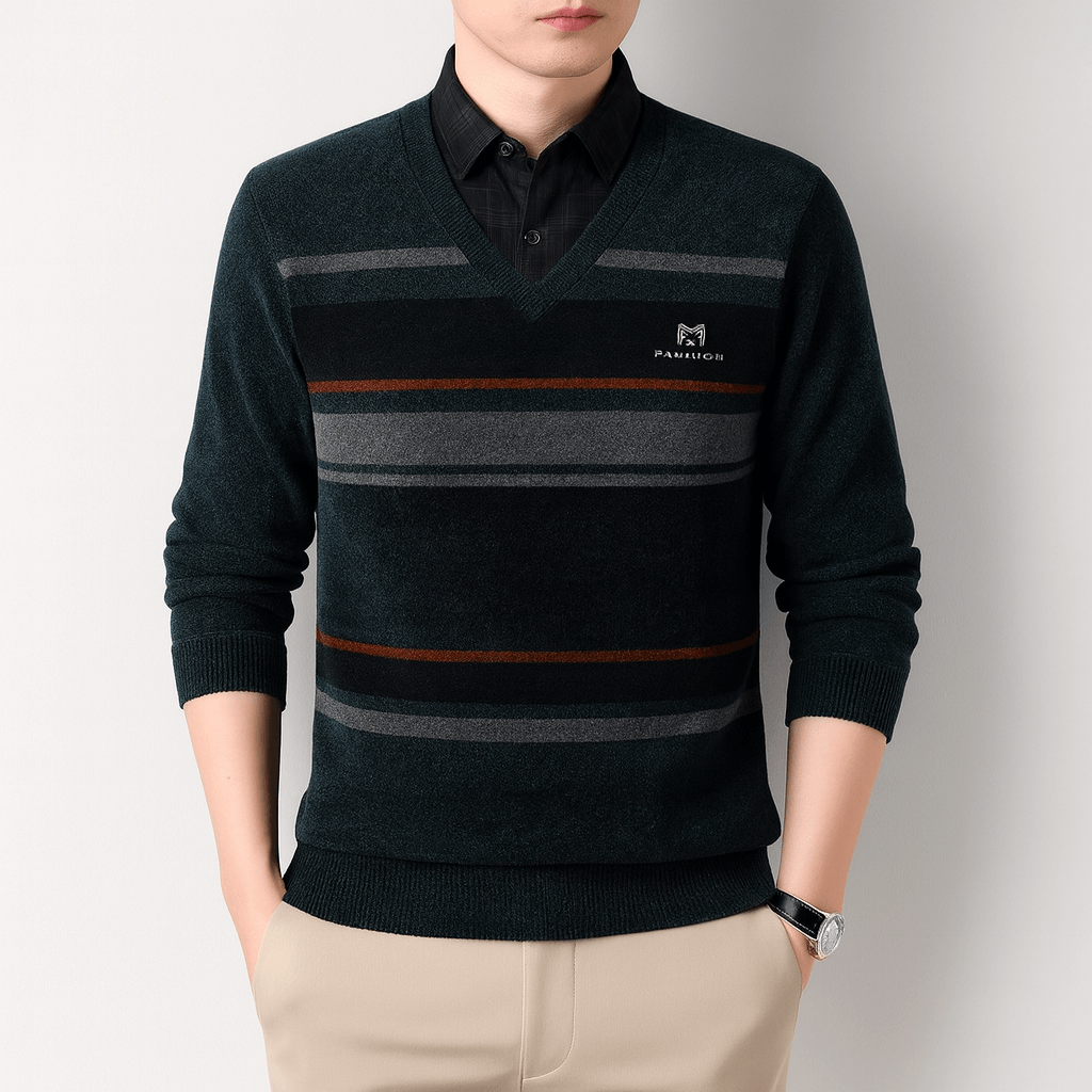 Colorful Crew Neck Sweater