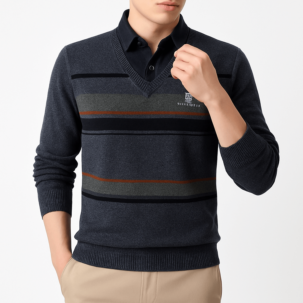 Colorful Crew Neck Sweater