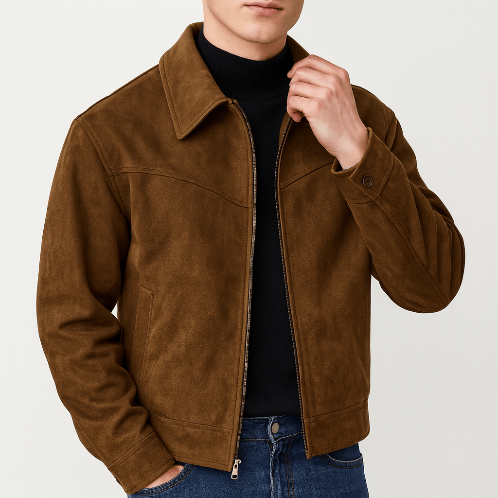 Soft Leather Aviator Jacket - OutfitLondon