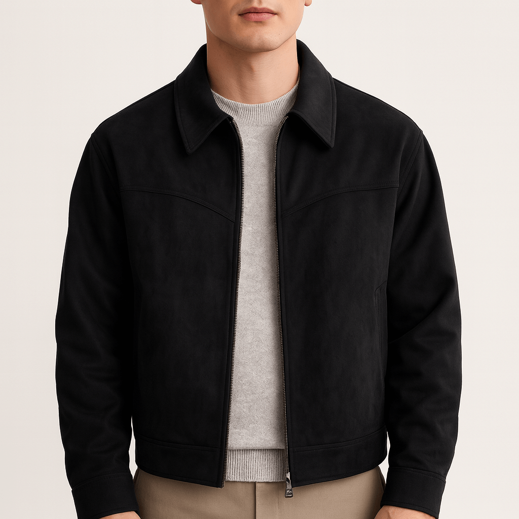 Soft Leather Aviator Jacket