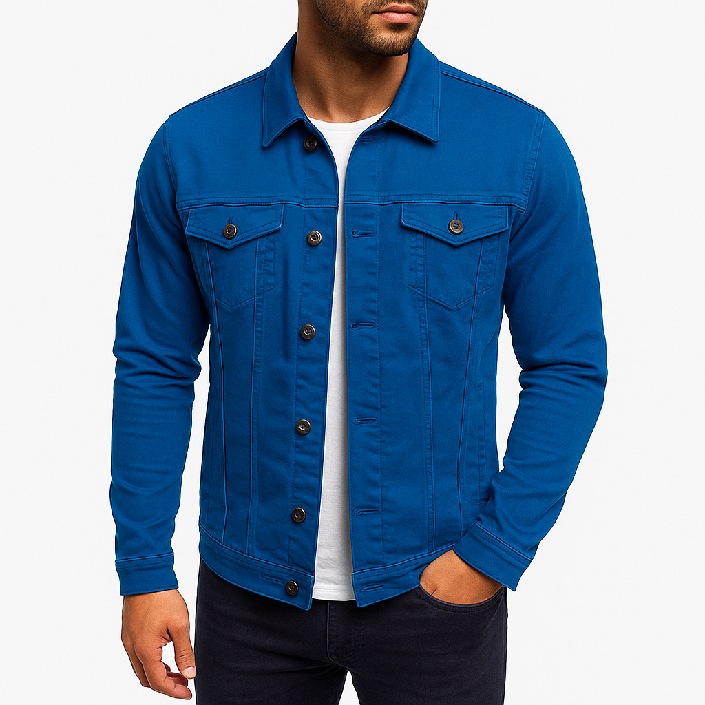 Casual Blue Jeans Jacket