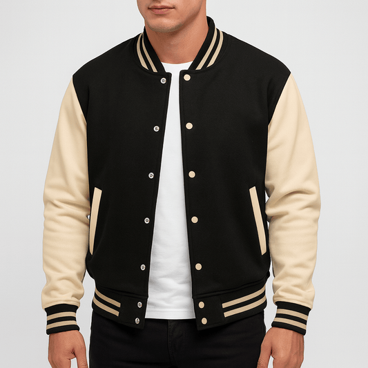 Sporty Athletic Bomber Jacket - OutfitLondon