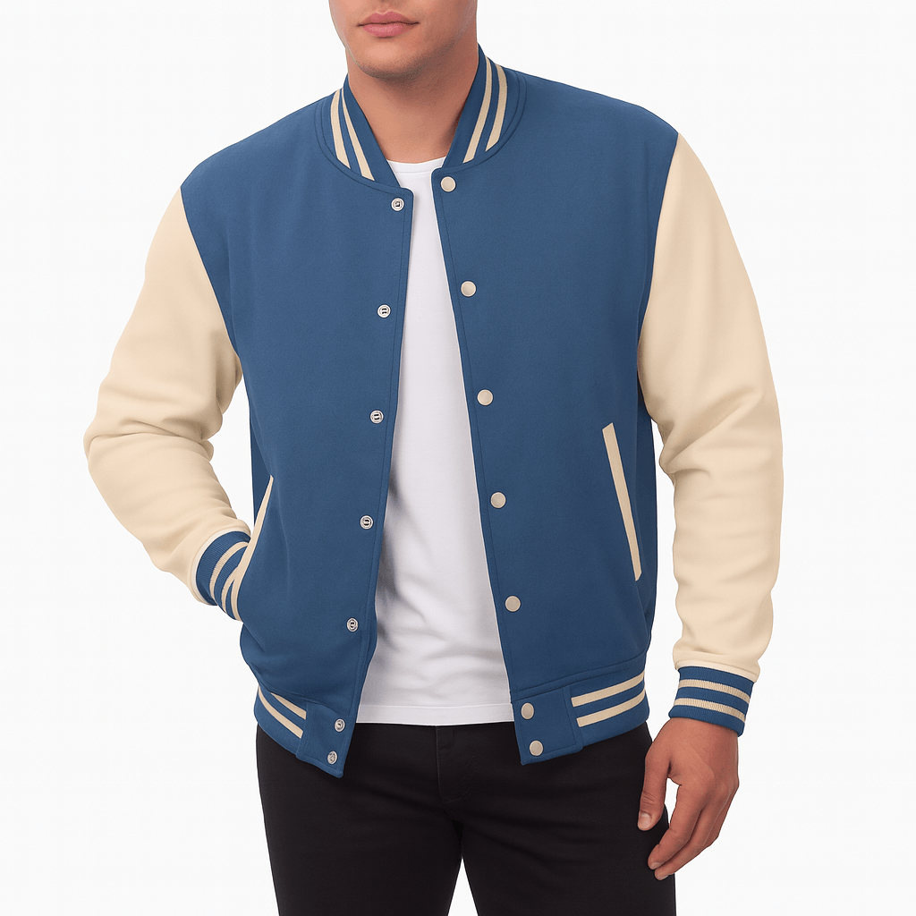 Sporty Athletic Bomber Jacket