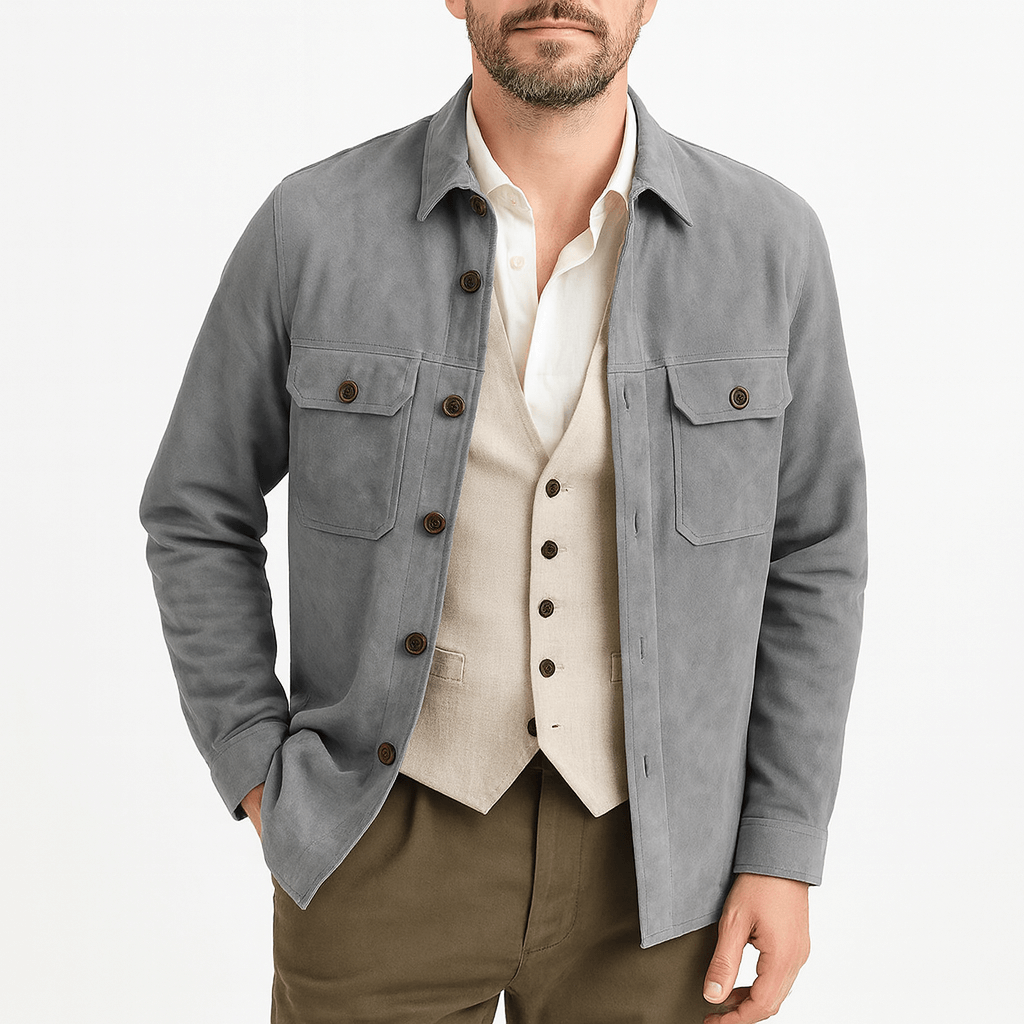 Classic Brown Leather Jacket