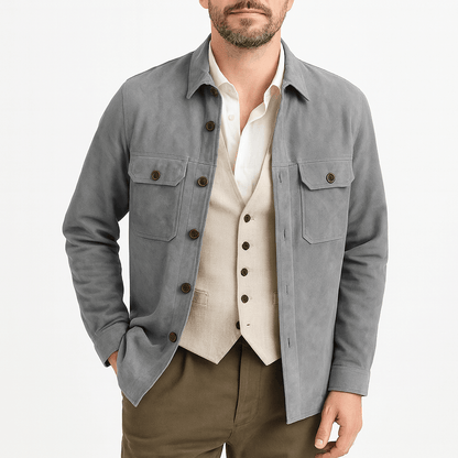 Classic Brown Leather Jacket