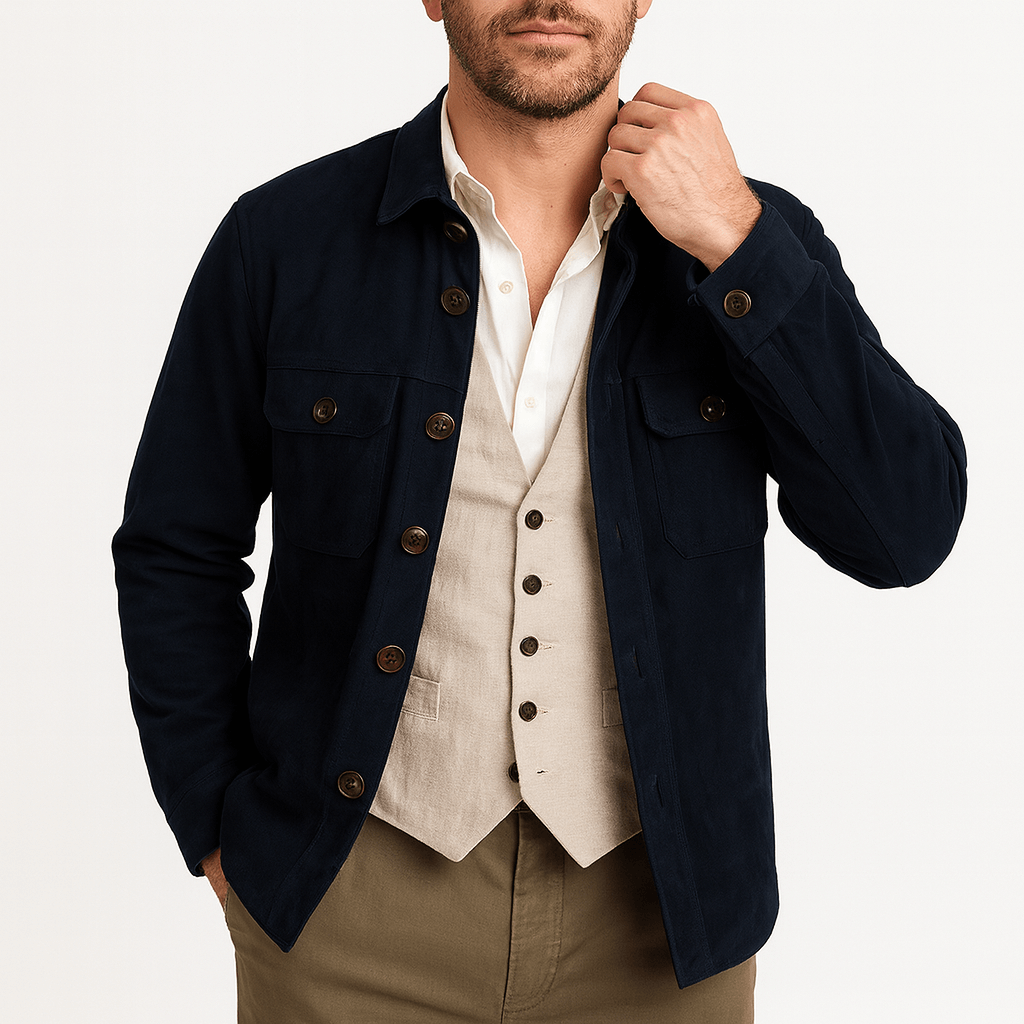 Classic Brown Leather Jacket