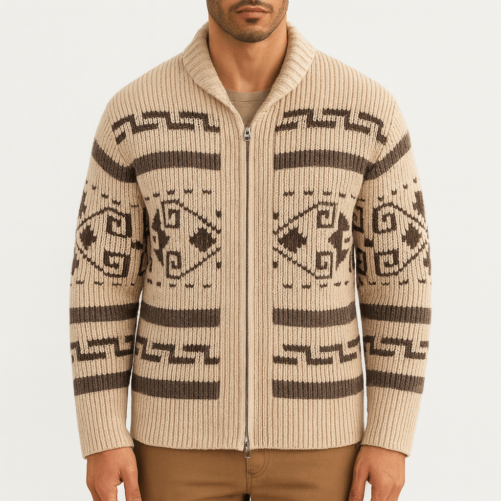 Soft Zip Up Sweater - OutfitLondon