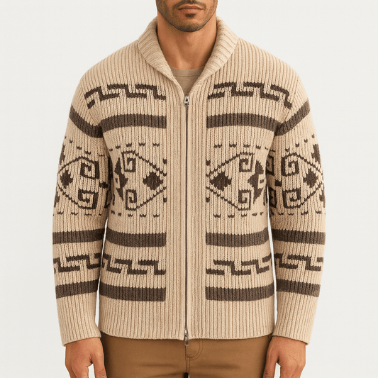 Soft Zip Up Sweater - OutfitLondon