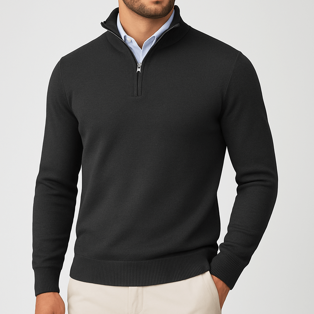 Fleece Neck Sweatshirt - OutfitLondon