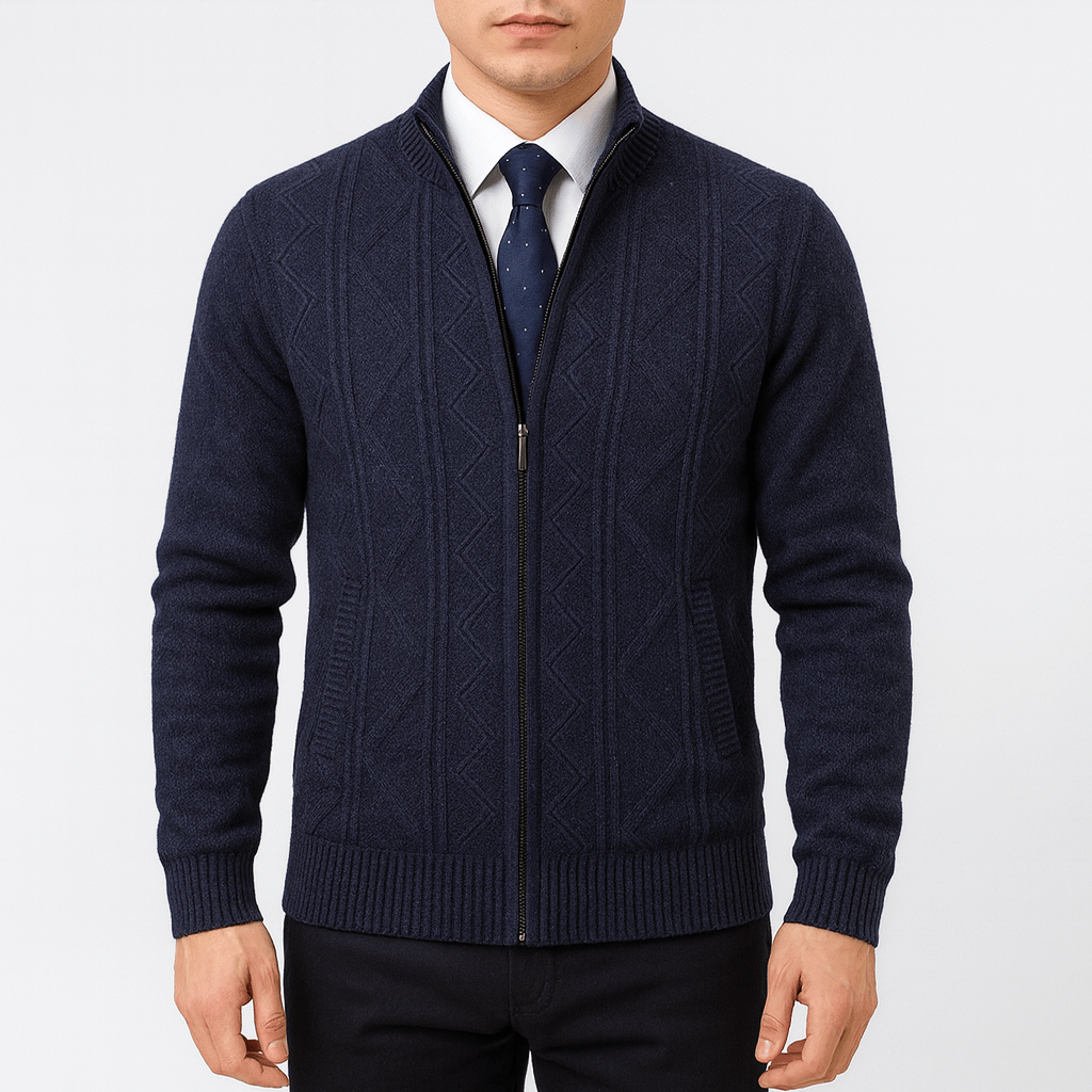 Classic Button Front Knit Sweater - OutfitLondon
