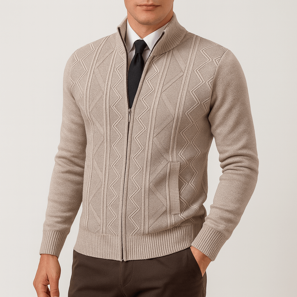 Classic Button Front Knit Sweater