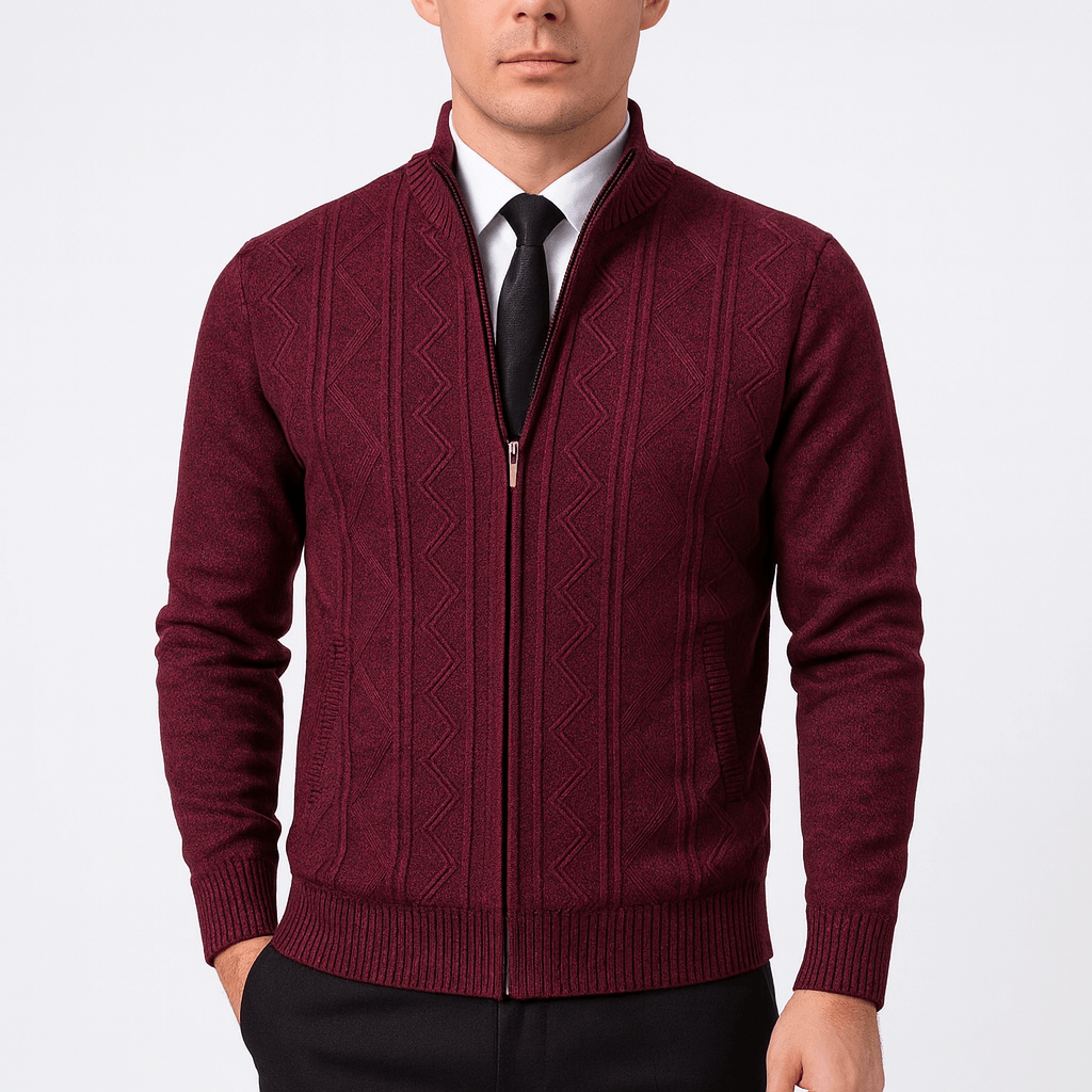Classic Button Front Knit Sweater