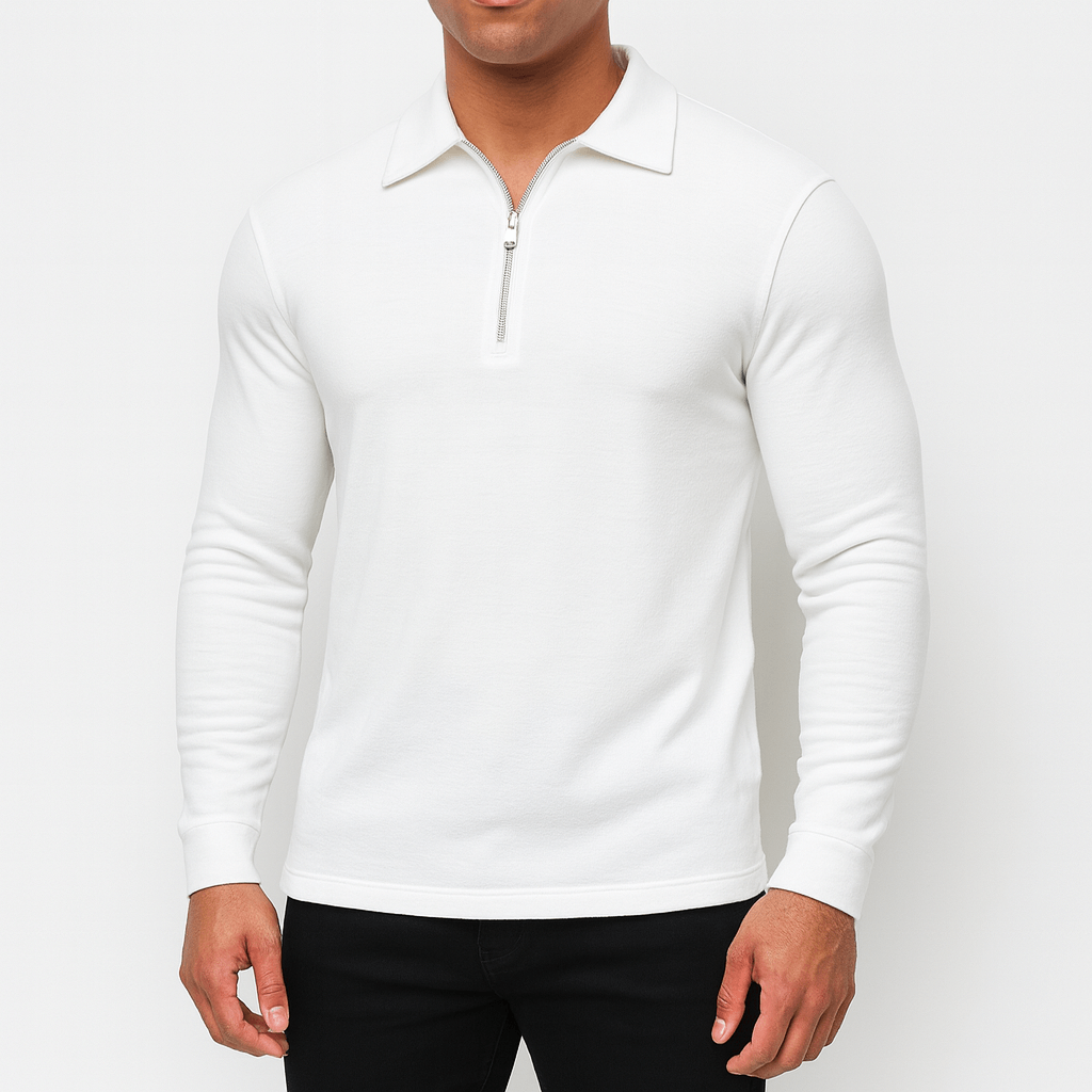 Classic Button Down Polo Sweater