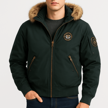 Warm Waterproof Men's Fleece Coat - OutfitLondon