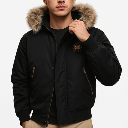 Warm Waterproof Men's Fleece Coat