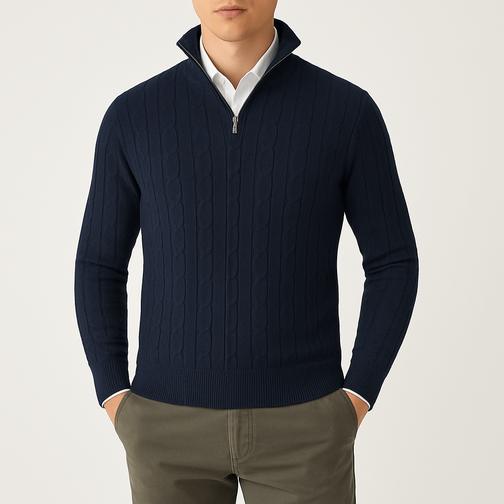 Classic Crew Neck Sweater For Men
