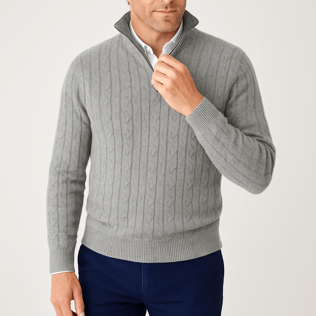 Classic Crew Neck Sweater For Men