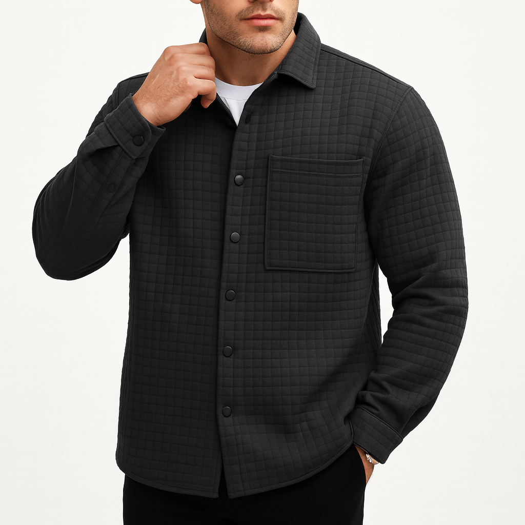 Men's Plaid Patterned Relaxed Fit Cardigan