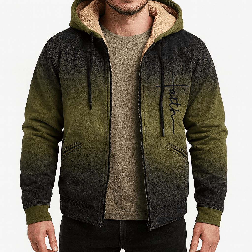 Men's Graphic Zip Hoodie Sweatshirt