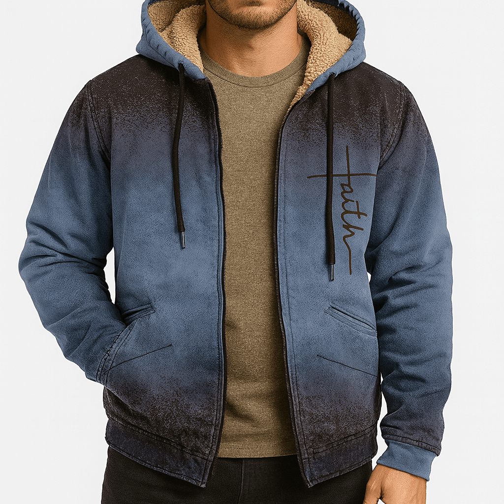 Men's Graphic Zip Hoodie Sweatshirt