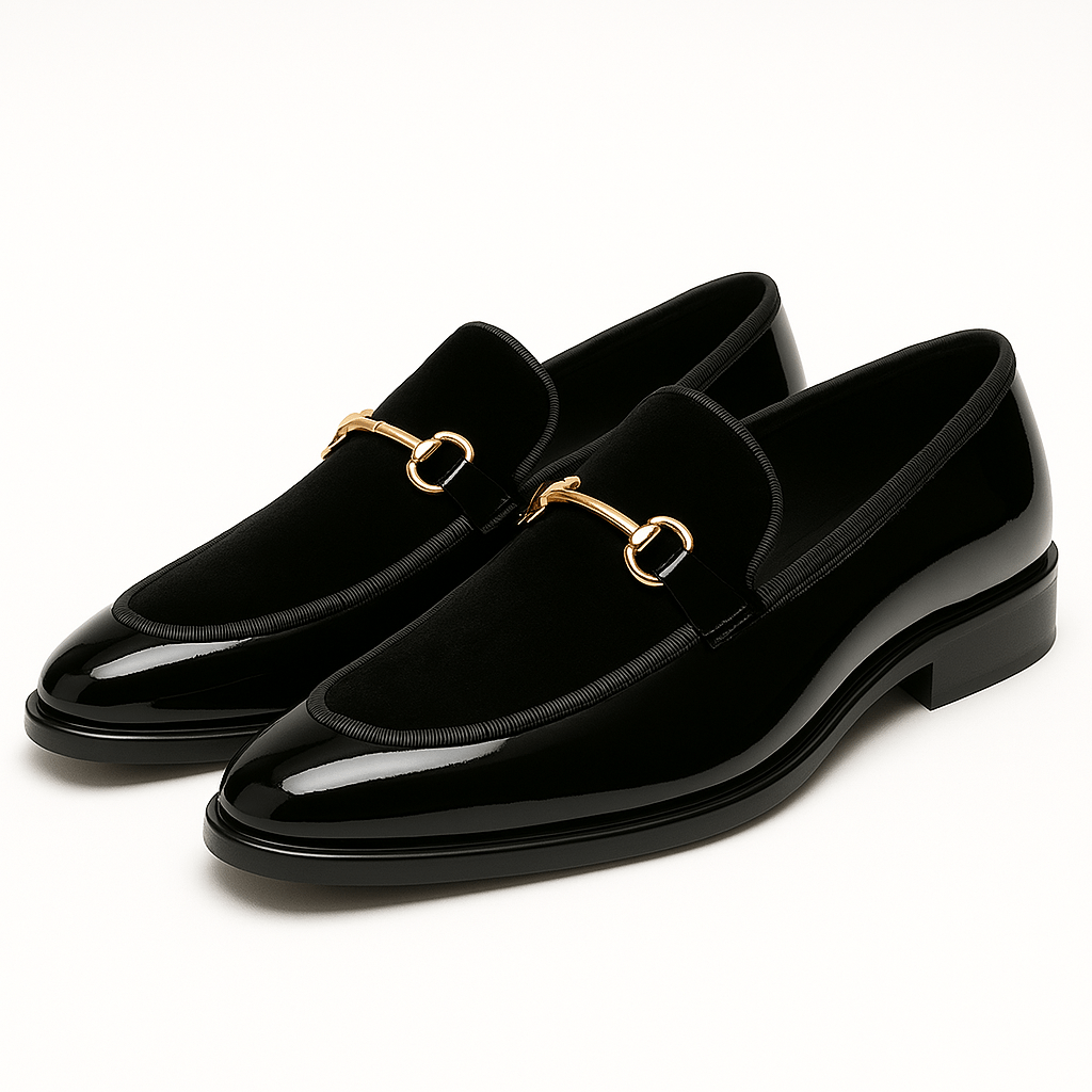 Luxury Slip On Horsebit Loafers For Men - OutfitLondon