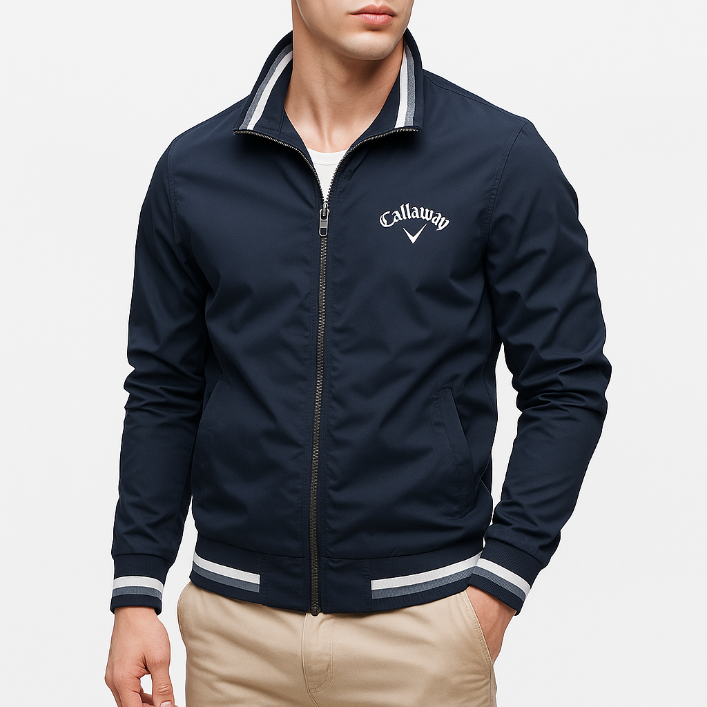 Men's Fleece Lined Golf Windbreaker