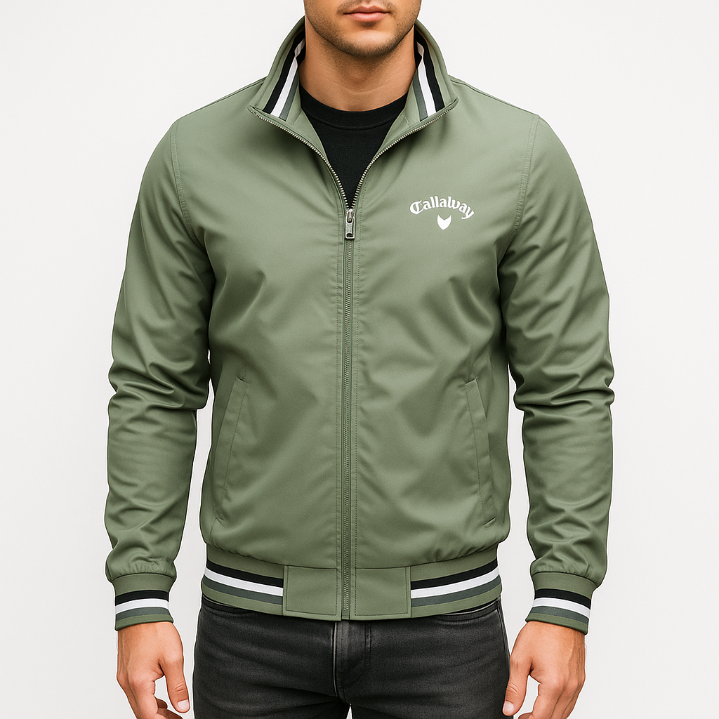 Men's Fleece Lined Golf Windbreaker
