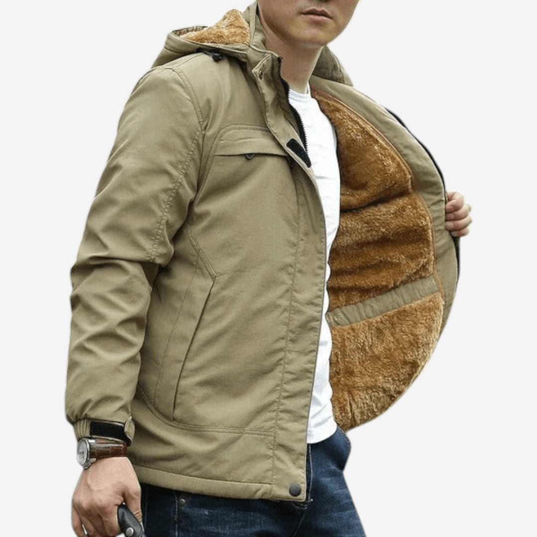 Soft Hooded Coat for Men