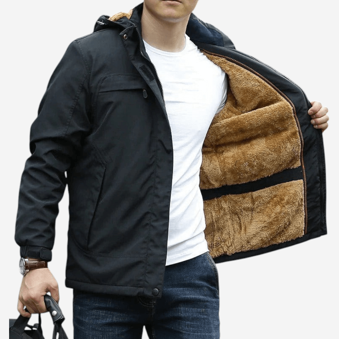 Soft Hooded Coat for Men
