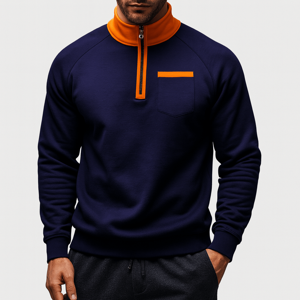 Men's Hoodless Crew Neck Sweatshirt