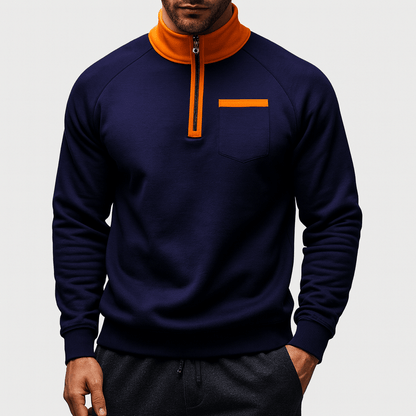 Men's Hoodless Crew Neck Sweatshirt