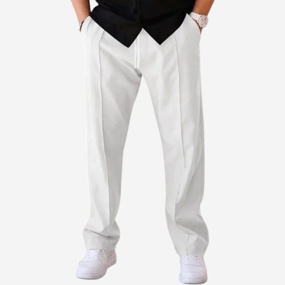 Relaxed Fit Elastic Waist Sweatpants