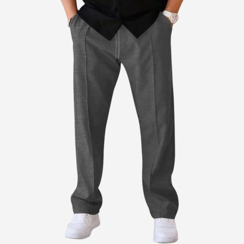 Relaxed Fit Elastic Waist Sweatpants