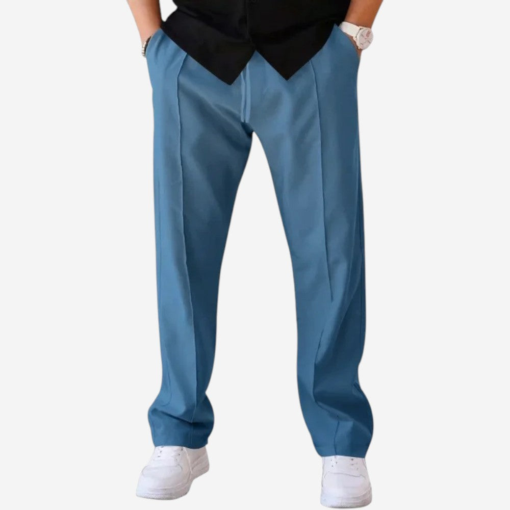 Relaxed Fit Elastic Waist Sweatpants