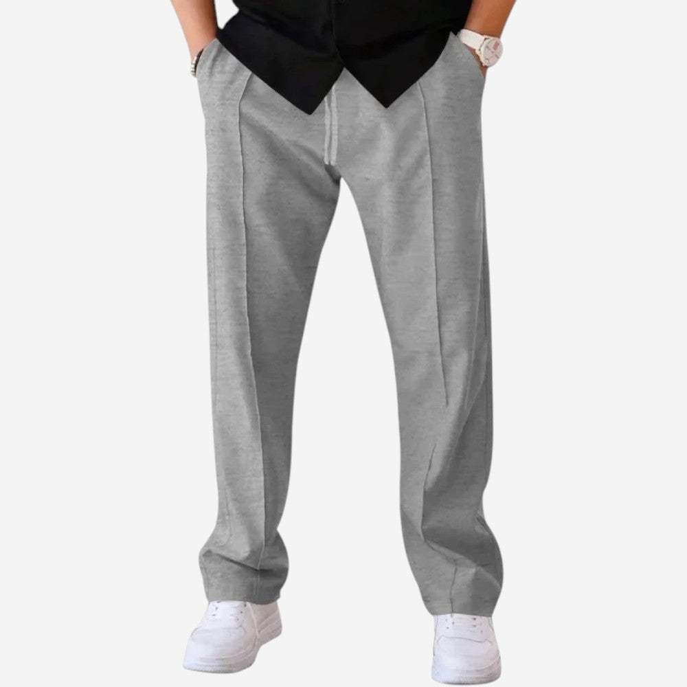 Relaxed Fit Elastic Waist Sweatpants