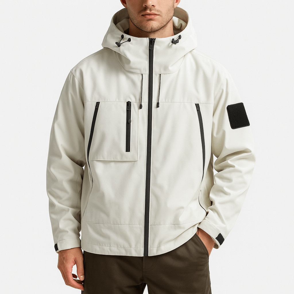 Waterproof Hiking Jacket with Multiple Pockets - OutfitLondon