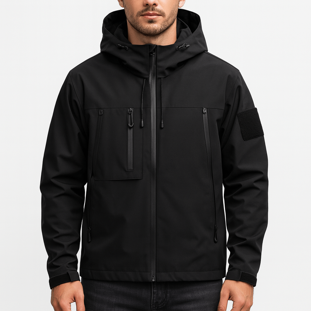 Waterproof Hiking Jacket with Multiple Pockets