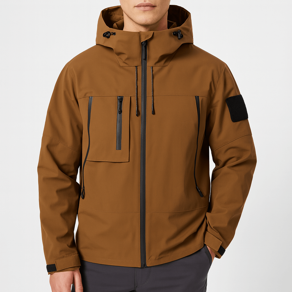 Waterproof Hiking Jacket with Multiple Pockets