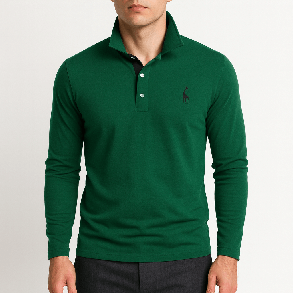 Classic Men's Long Sleeve Golf Shirt