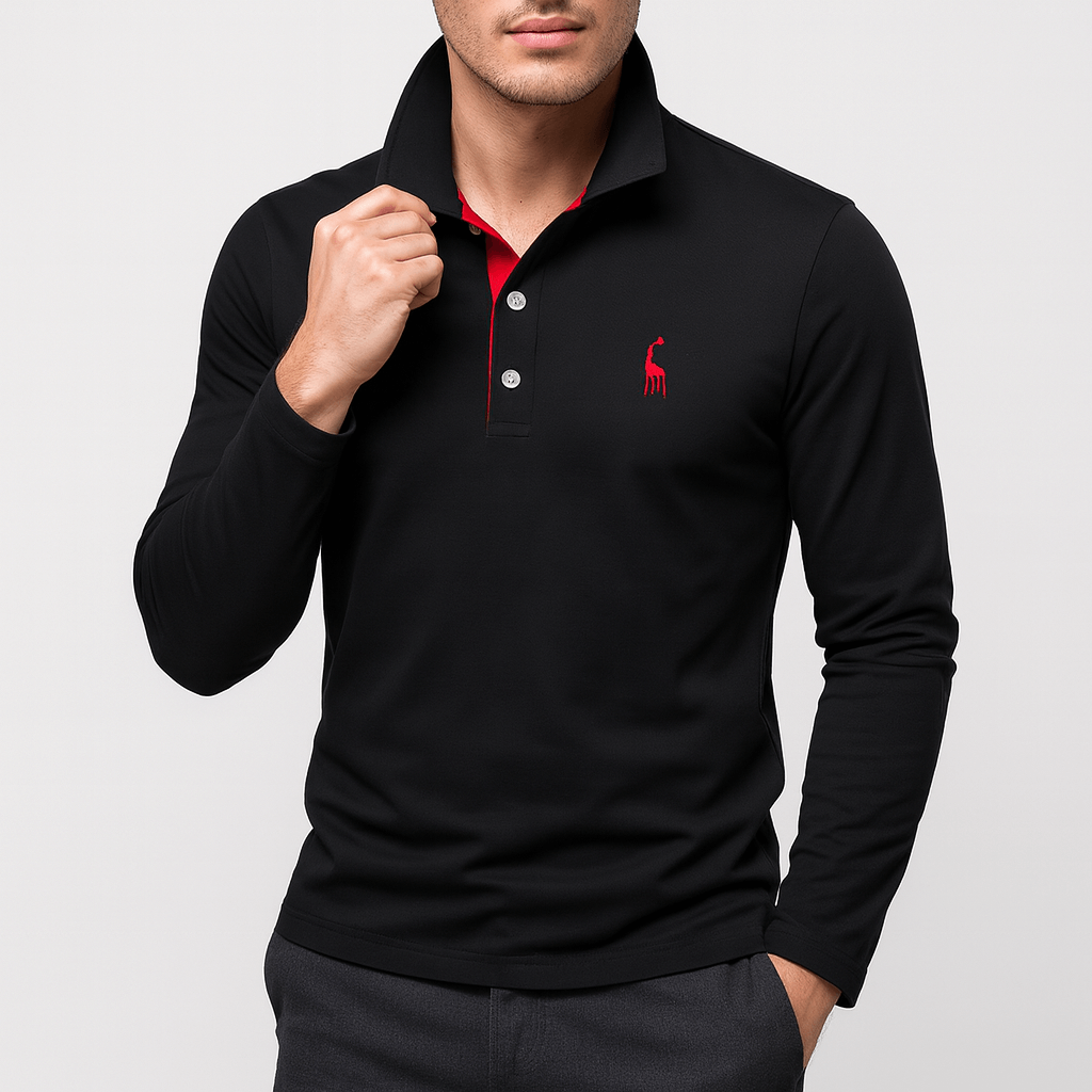 Classic Men's Long Sleeve Golf Shirt