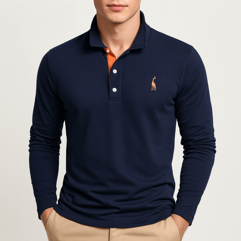 Classic Men's Long Sleeve Golf Shirt