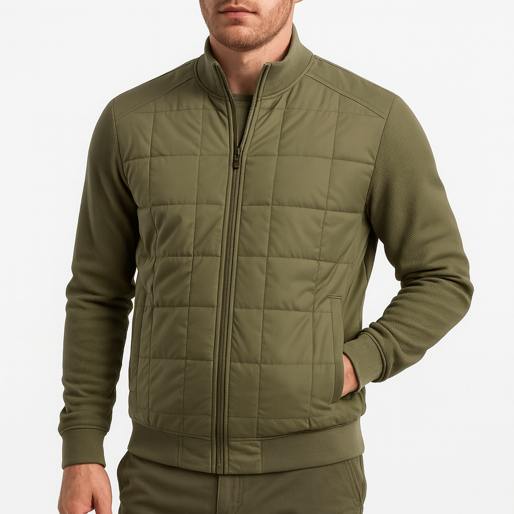 Warm Padded Hybrid Coat for Men
