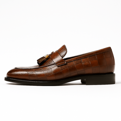 Men's Leather Slip On Dress Loafers Shoes