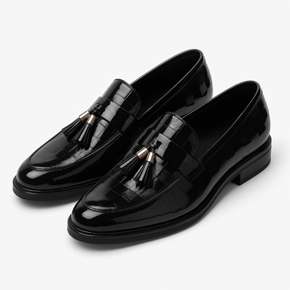Men's Leather Slip On Dress Loafers Shoes