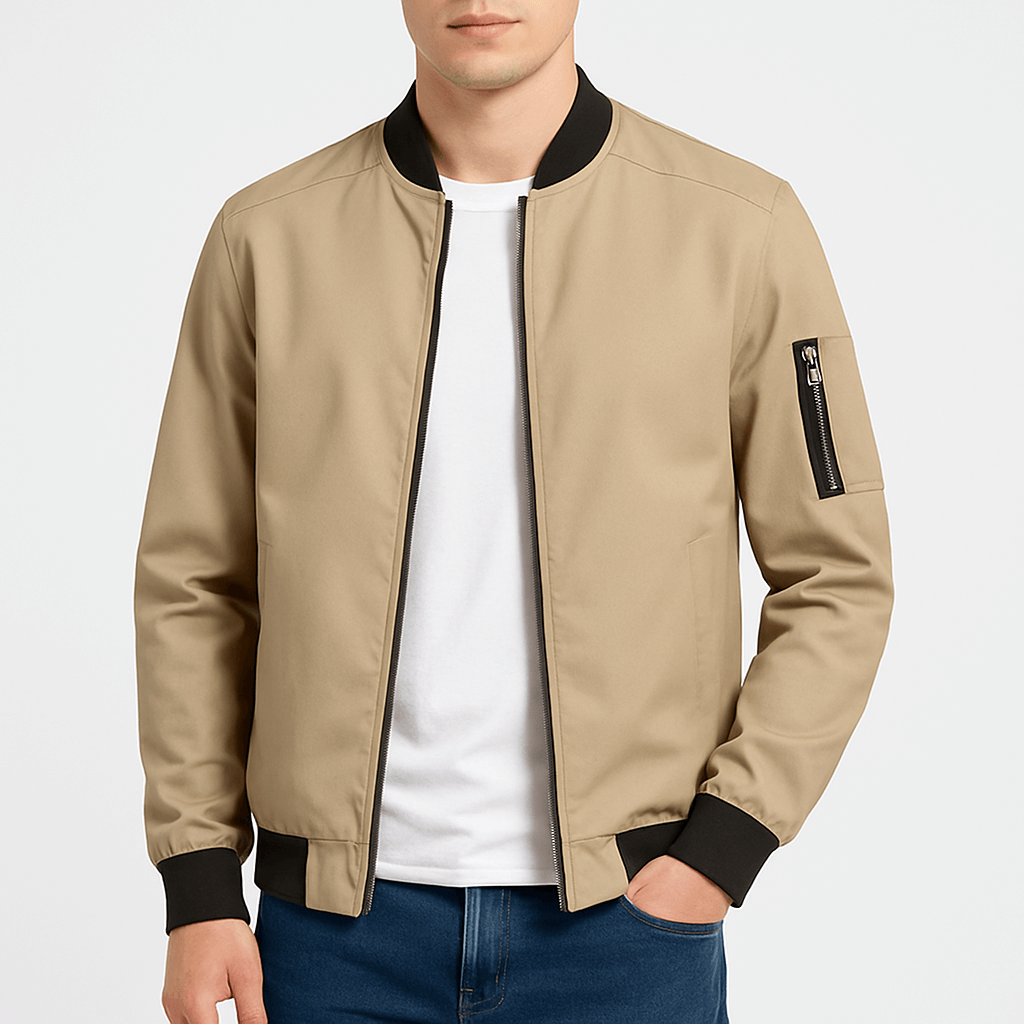 Vintage Style Pilot Bomber Jacket