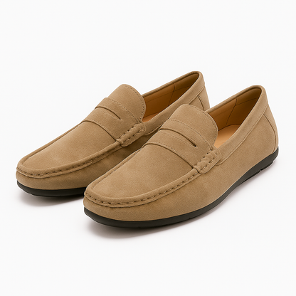 Comfortable Genuine Leather Slip On Shoes