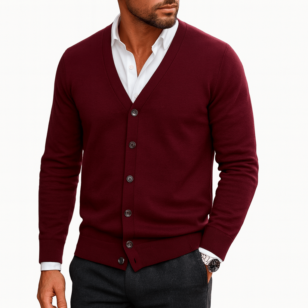 Slim Fit Open Front Cardigan Sweater