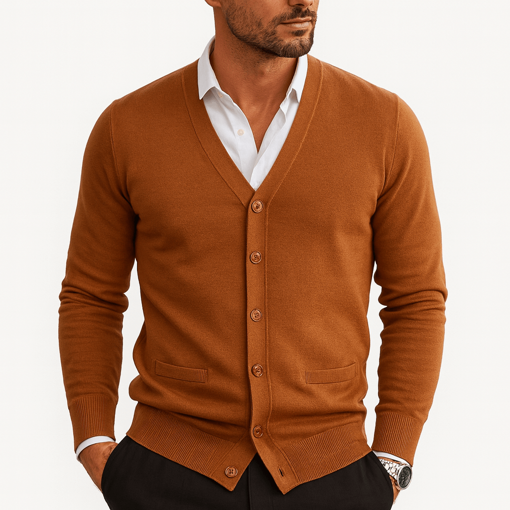 Slim Fit Open Front Cardigan Sweater
